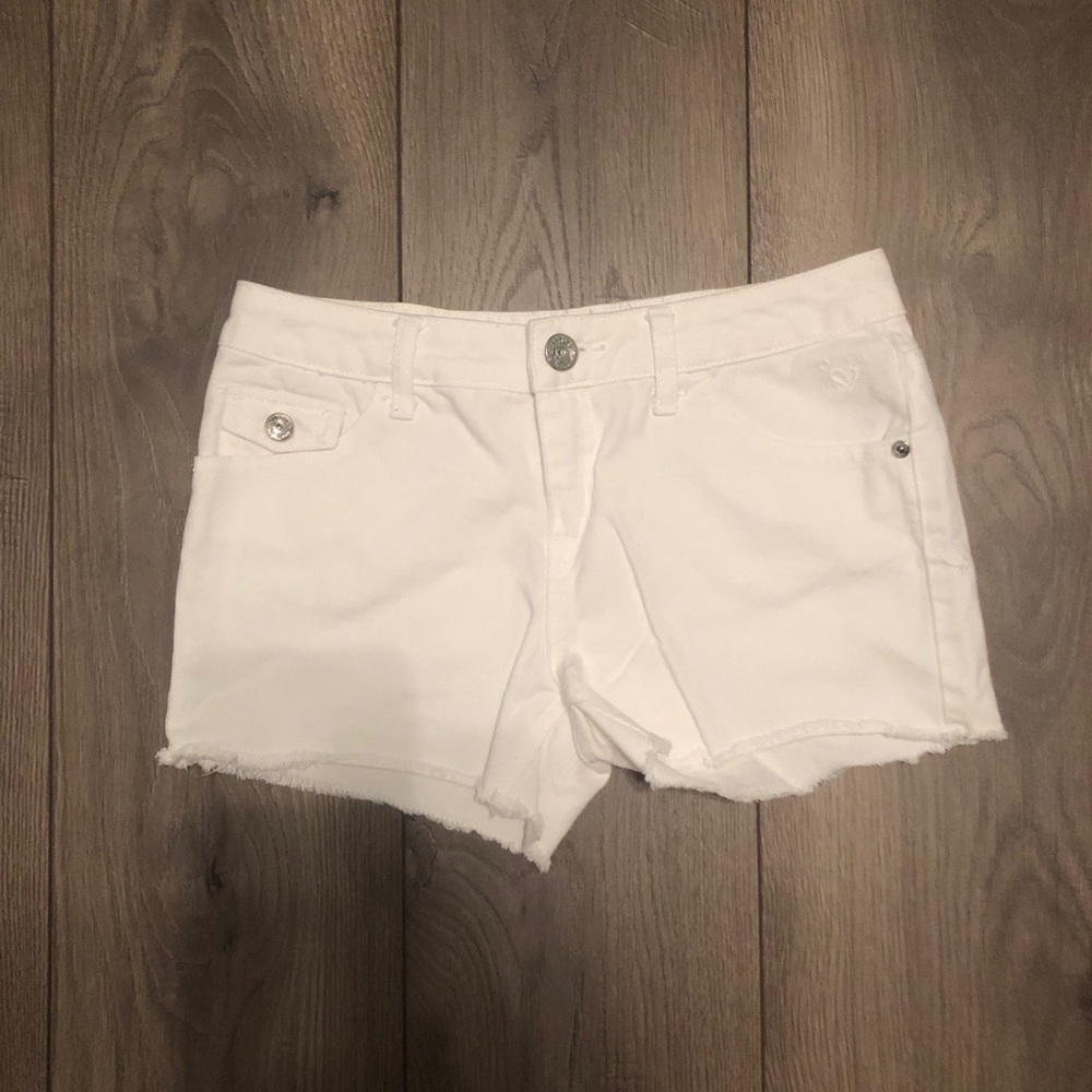 Justice White Jean Shorts